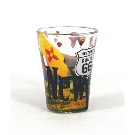 AMERICAWARE Americaware SGNMX01 New Mexico Full Color  Etched  Shot Glass SGNMX01